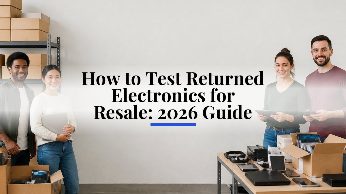 How to Test Returned Electronics for Resale: 2026 Guide