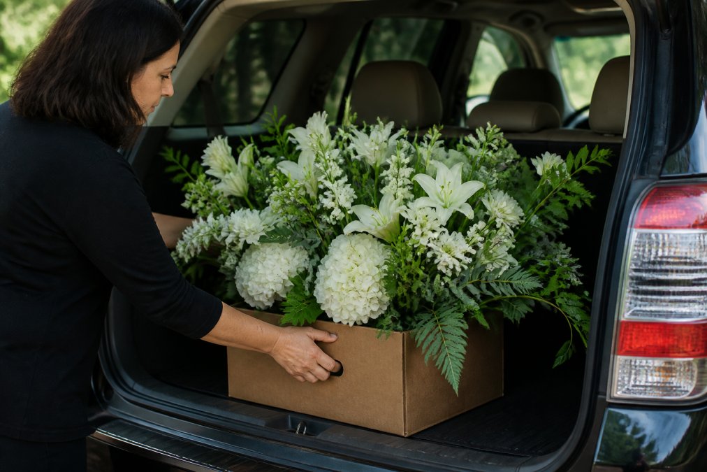How to Transport Funeral Flower Arrangements Safely