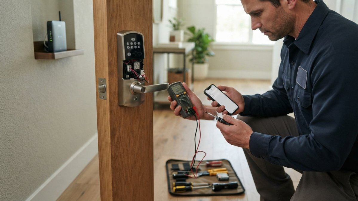 How to Troubleshoot Smart Door Lock Connectivity Issues