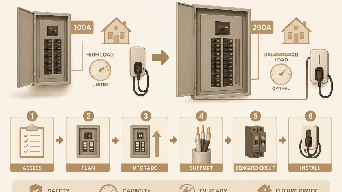 How to Upgrade Electrical Panel for EV Charger