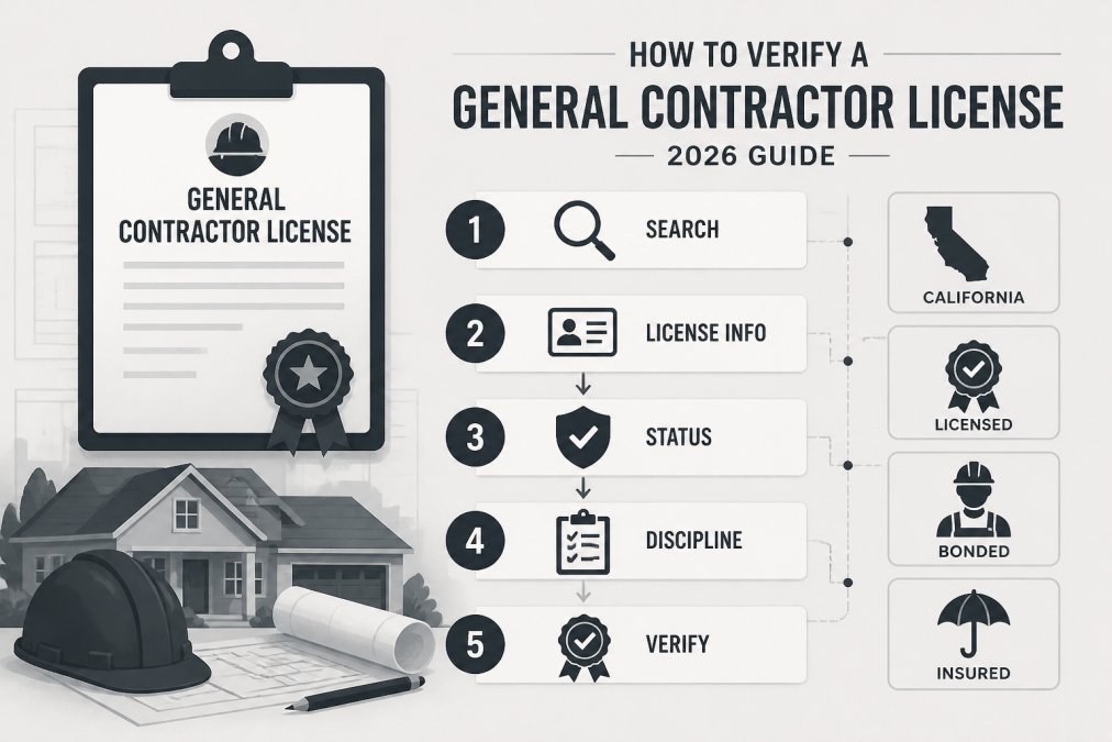 How to Verify a General Contractor License (2026 Guide)