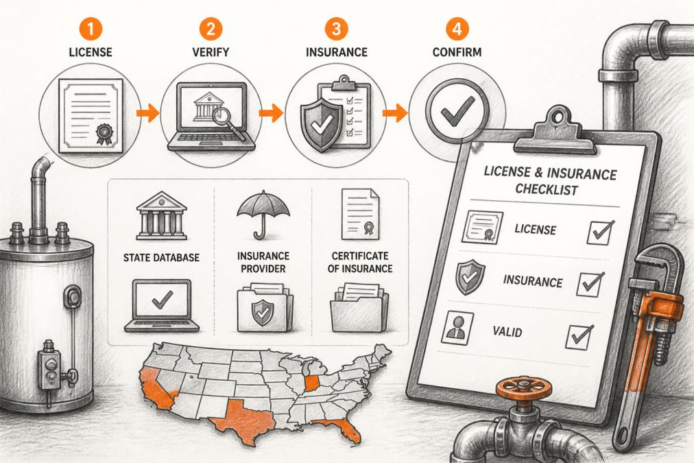 How to Verify a Plumber's License and Insurance in 2026