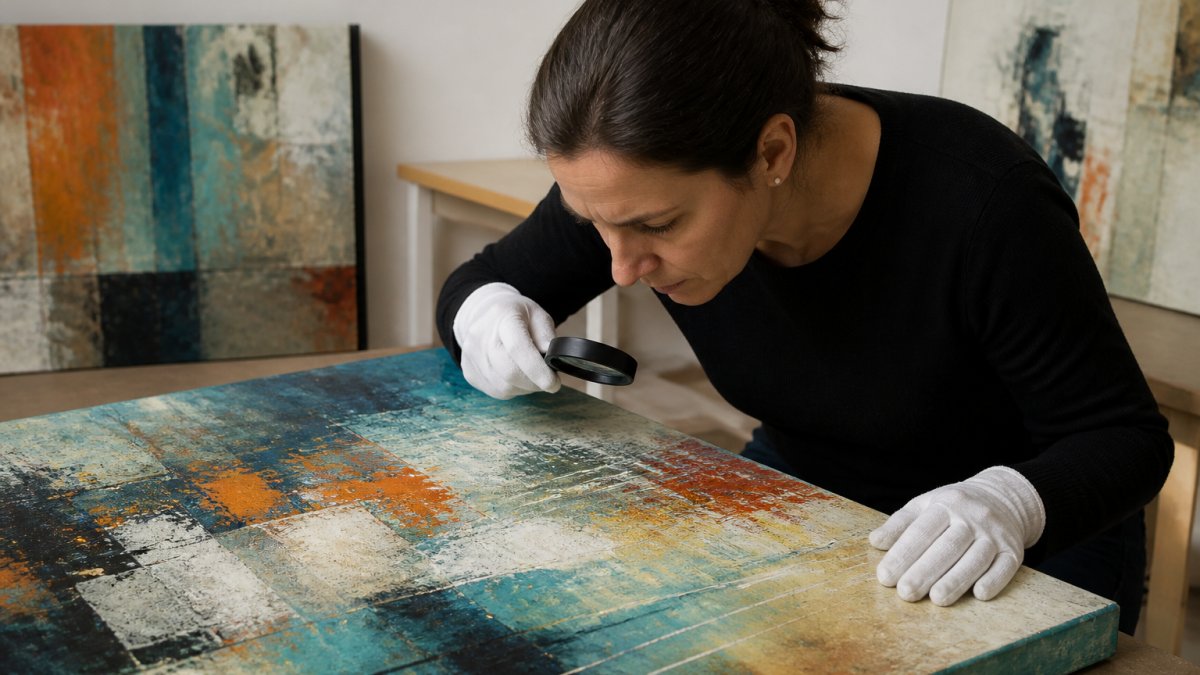 How to Verify Abstract Art Authenticity Online