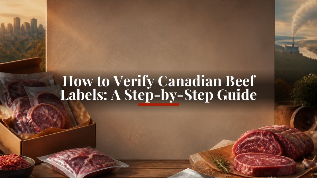 How to Verify Canadian Beef Labels: A Step-by-Step Guide