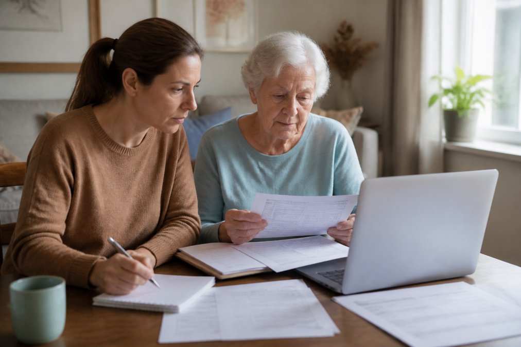 Step-by-step visual guide for Adult for verify caregiver background checks