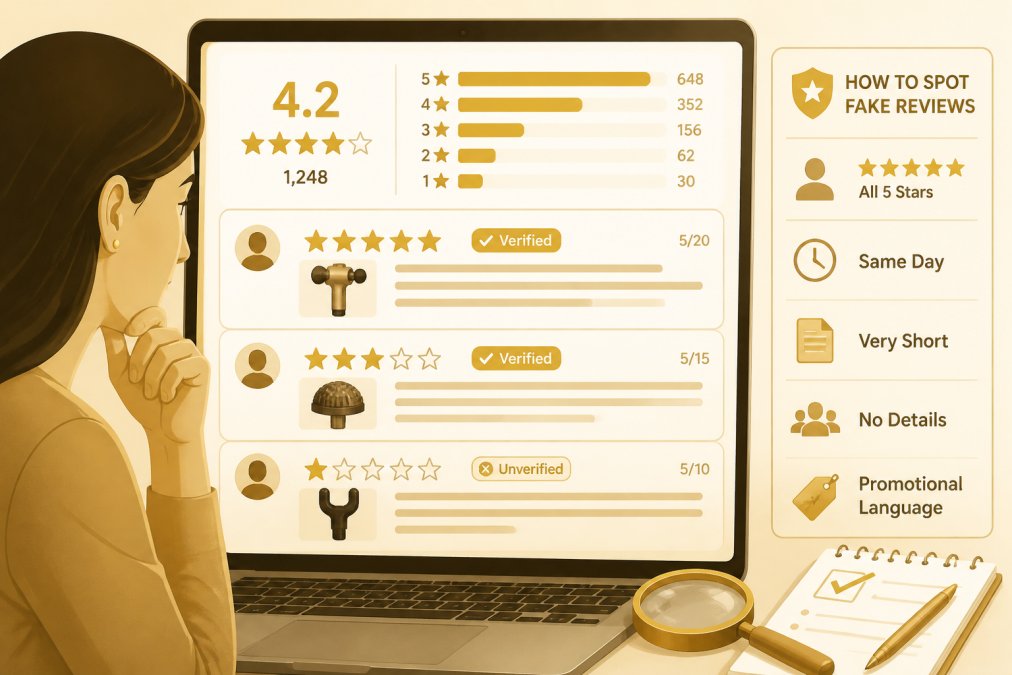 Step-by-step visual guide for verify online product quality
