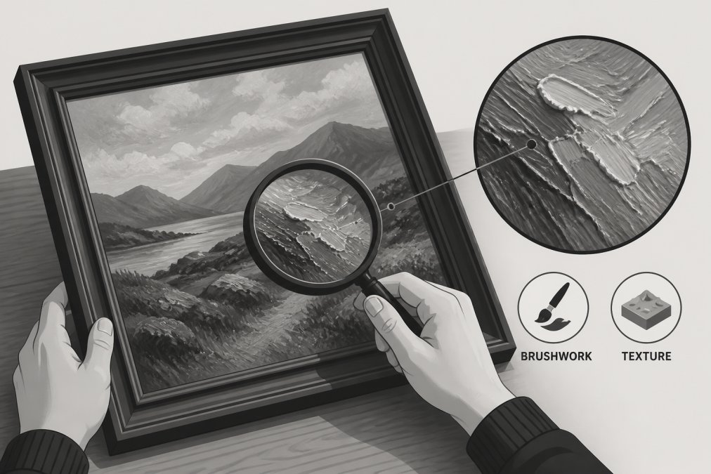 Step-by-step visual guide for verify original art