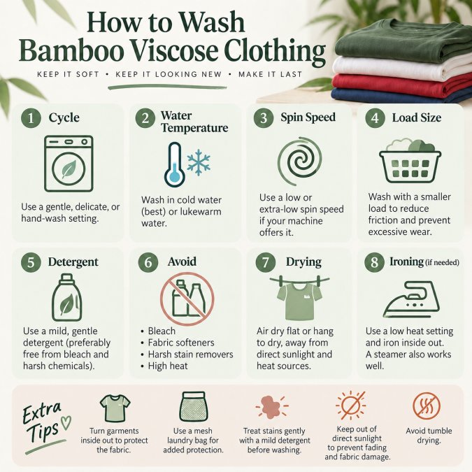How to Wash Bamboo Viscose Clothing Without Shrinking It