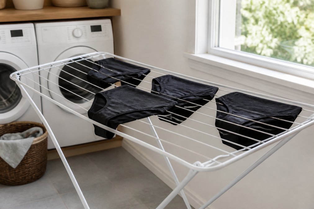 Professional illustration showing Period for wash period underwear