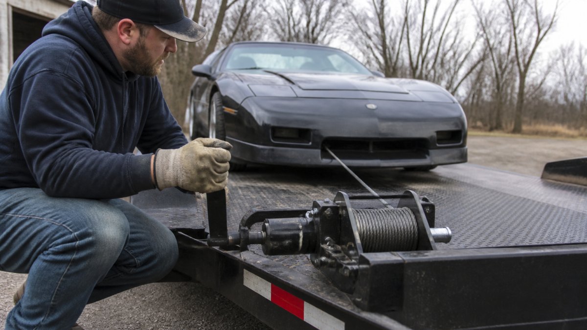 How to Winch a Car Onto a Trailer: Step-by-Step