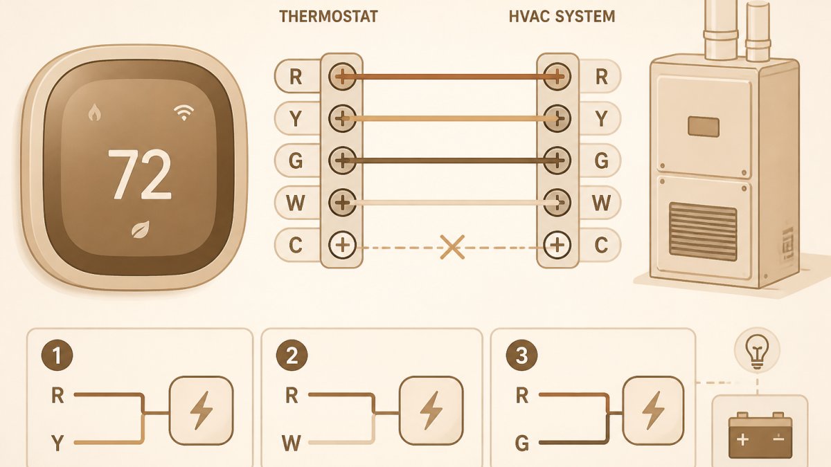 How to Wire a Smart Thermostat Without a C Wire