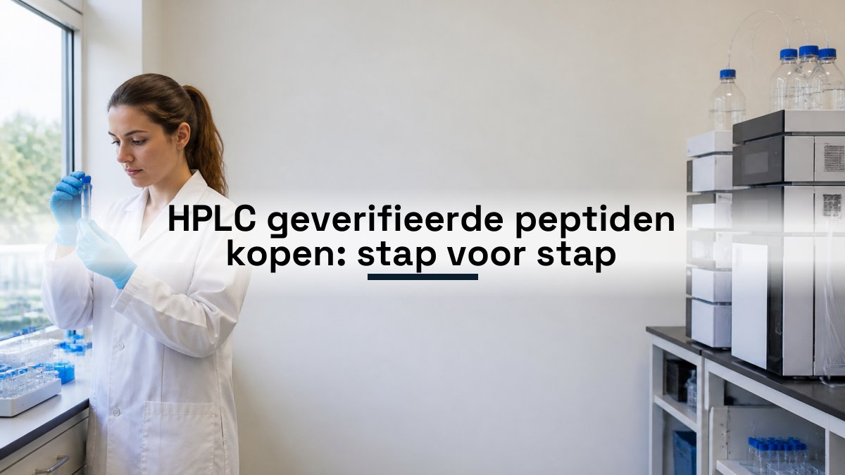 HPLC geverifieerde peptiden kopen: stap voor stap