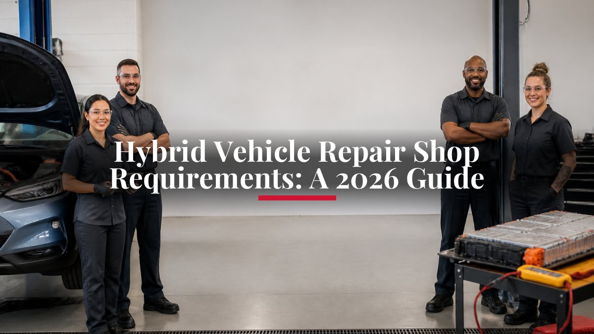 Hybrid Vehicle Repair Shop Requirements: A 2026 Guide