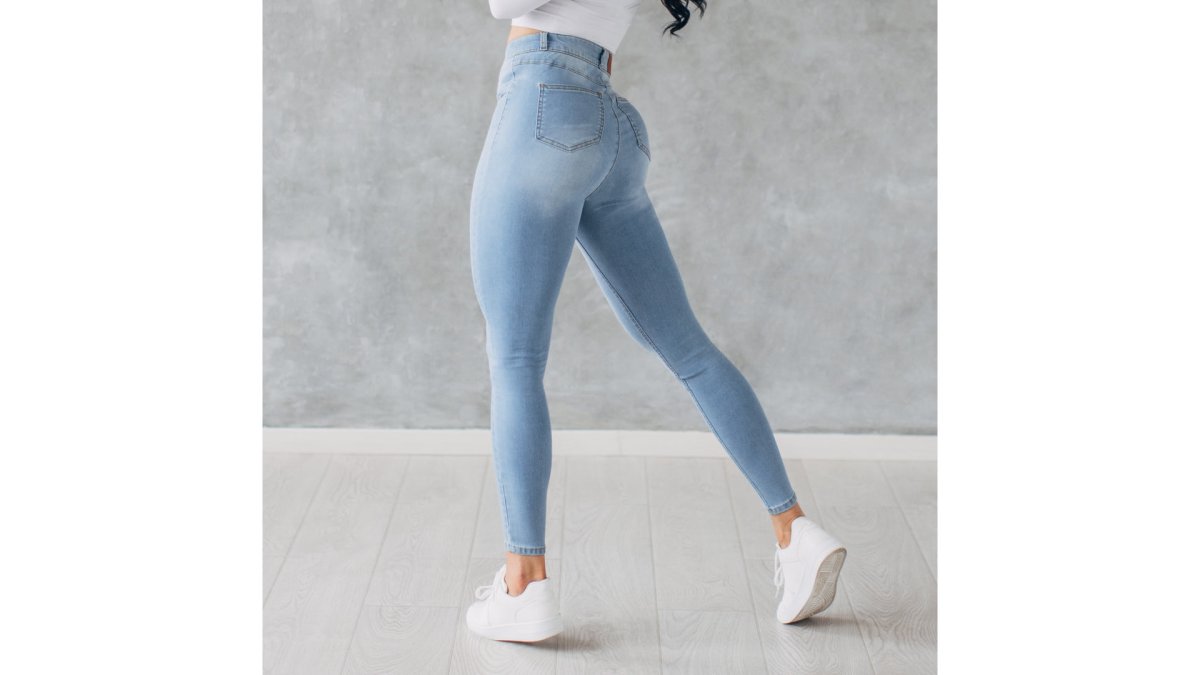 Hyper Stretch Jeans In Ripped & Repaired