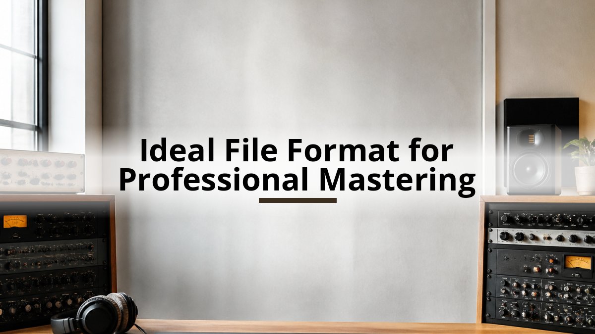 Ideal File Format for Professional Mastering