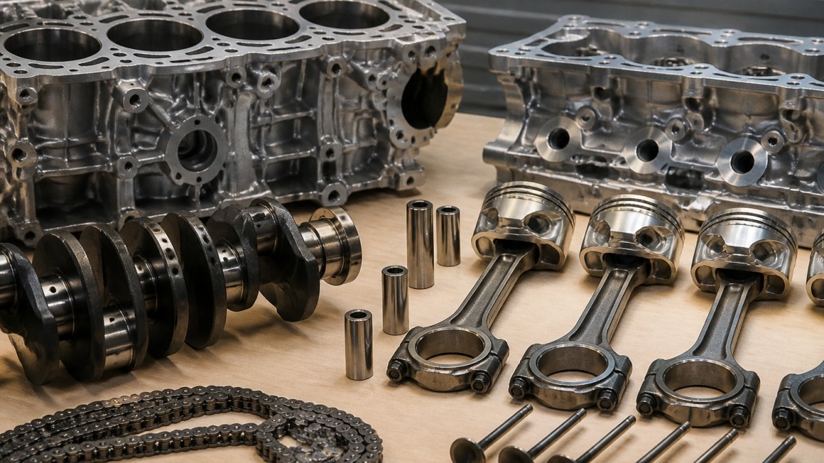 Identifying Genuine Porsche Engine Components
