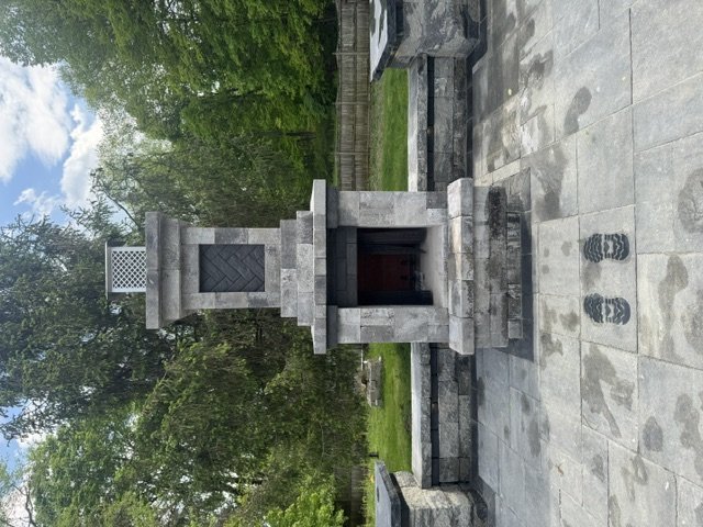 outdoor fire place