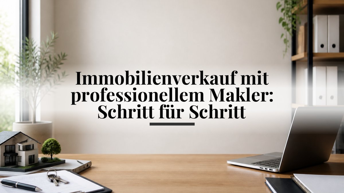 Immobilienverkauf mit professionellem Makler: Schritt für Schritt