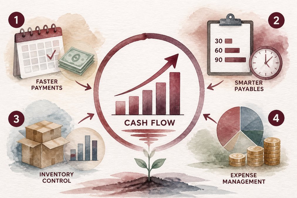 Improving Small Business Cash Flow: 4 Essential Strategies
