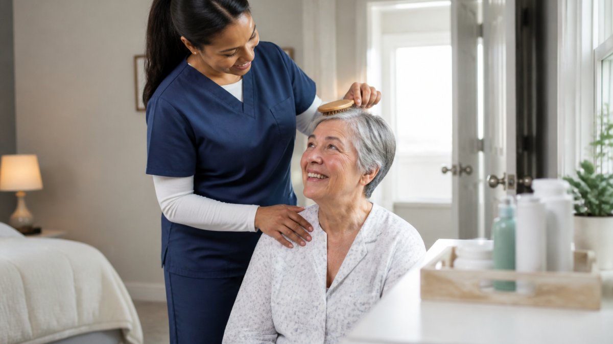 Infographic showing factors influencing in-home care cost Airdrie for seniors receiving personal morning assistance.