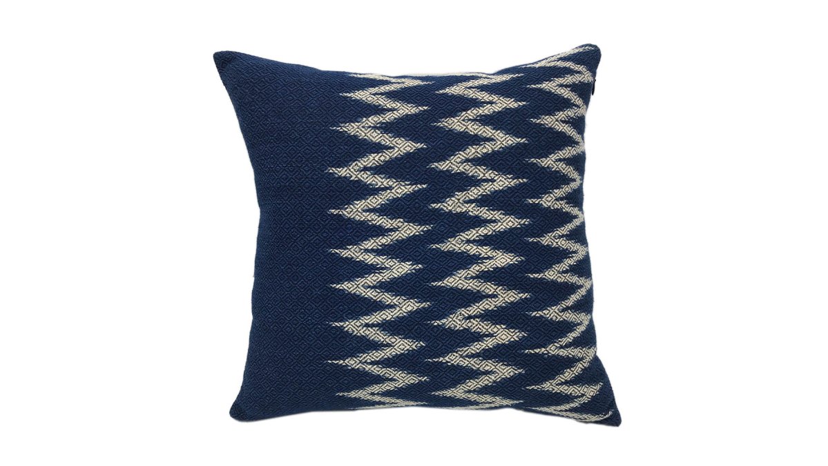 Indigo Chevron Pillow Cover