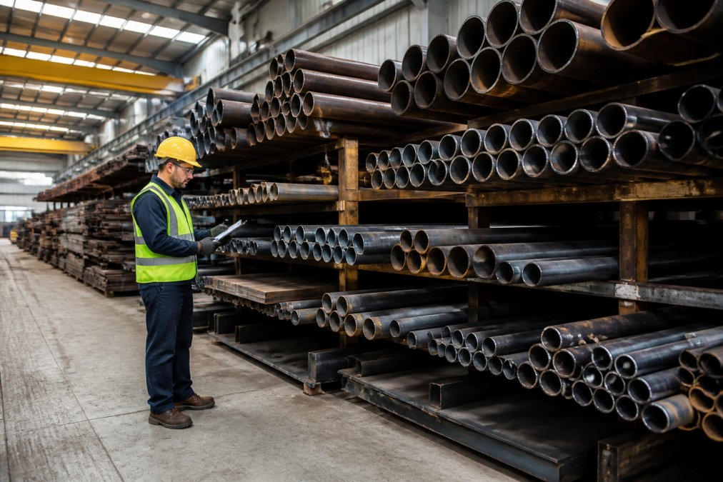 Professional illustration showing Industrial for steel pipe suppliers florida