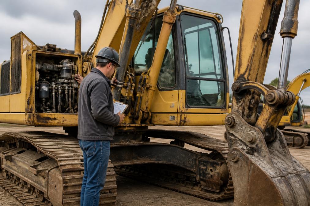 Inspecting Used Excavators Before Buying: 7-Step Guide