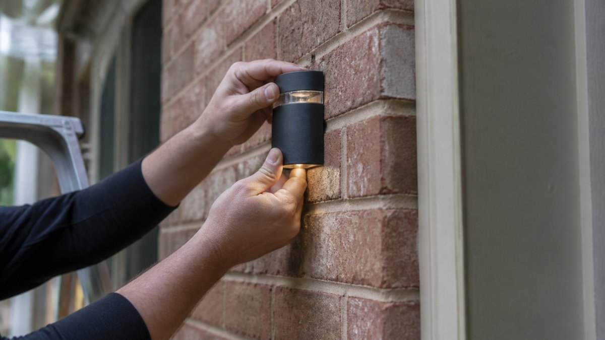 Install Outdoor Lights on Brick Without Drilling