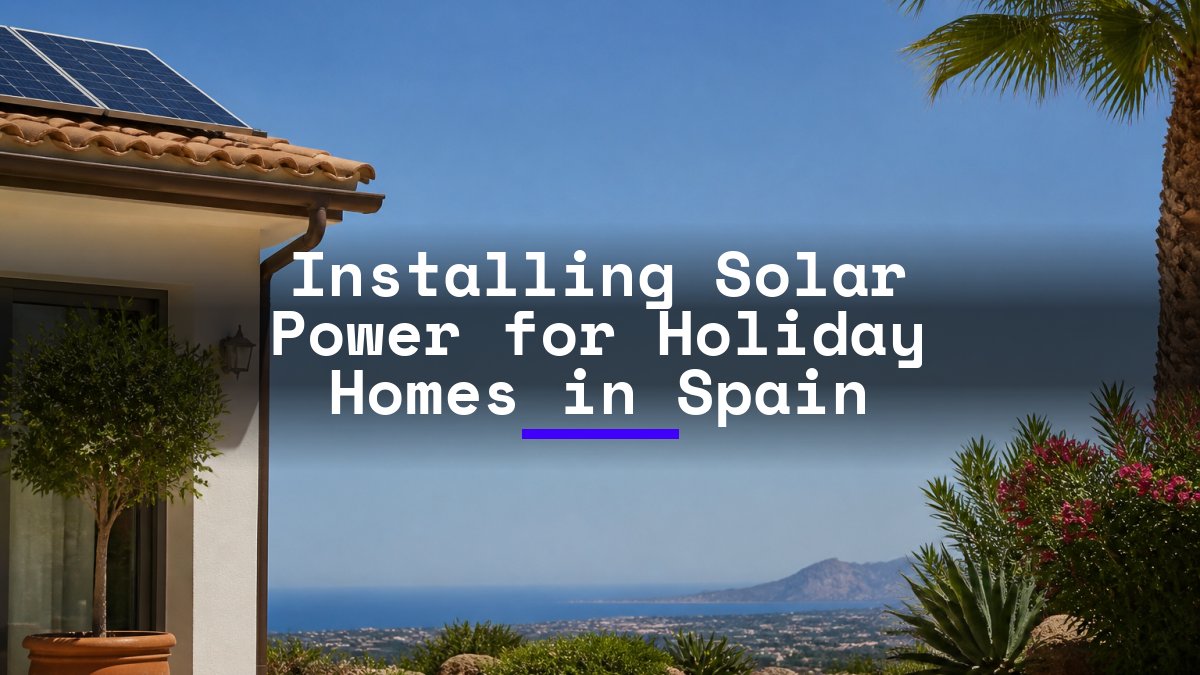 Installing Solar Power for Holiday Homes in Spain