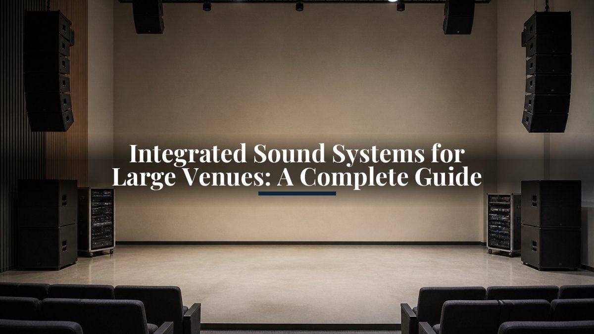 Integrated Sound Systems for Large Venues: A Complete Guide