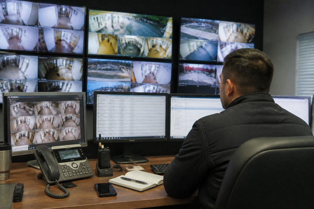 Integration architecture showing Security for integrating multiple commercial security systems