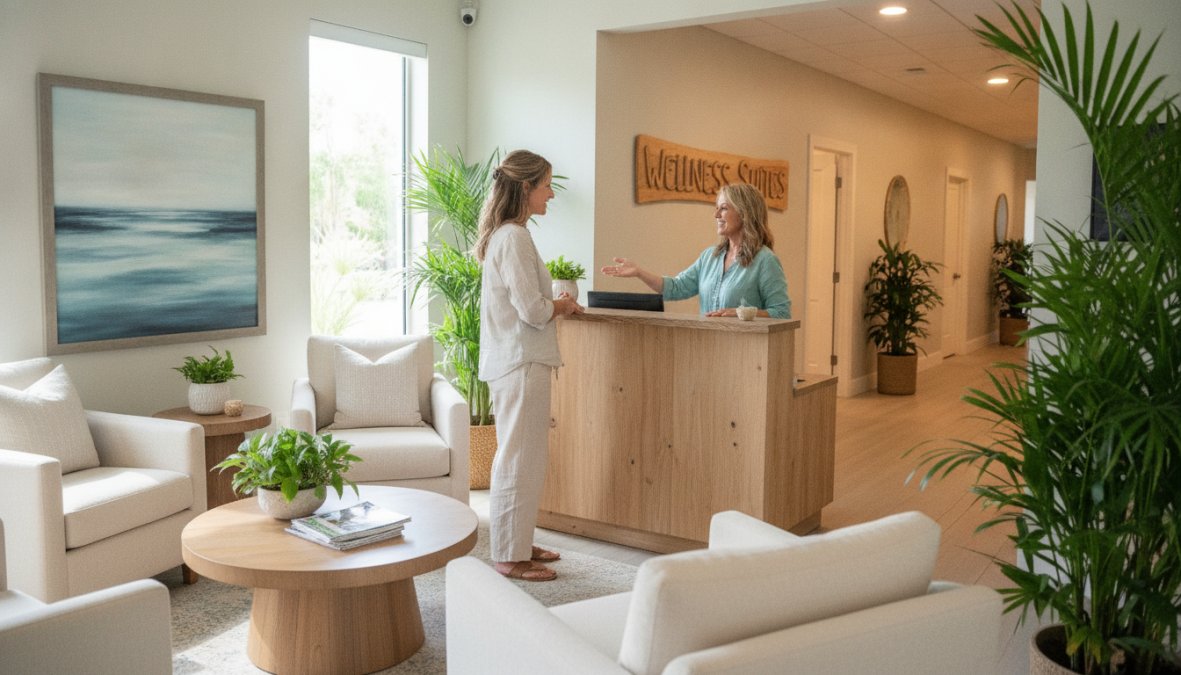 Professional illustration showing integrative health center naples services