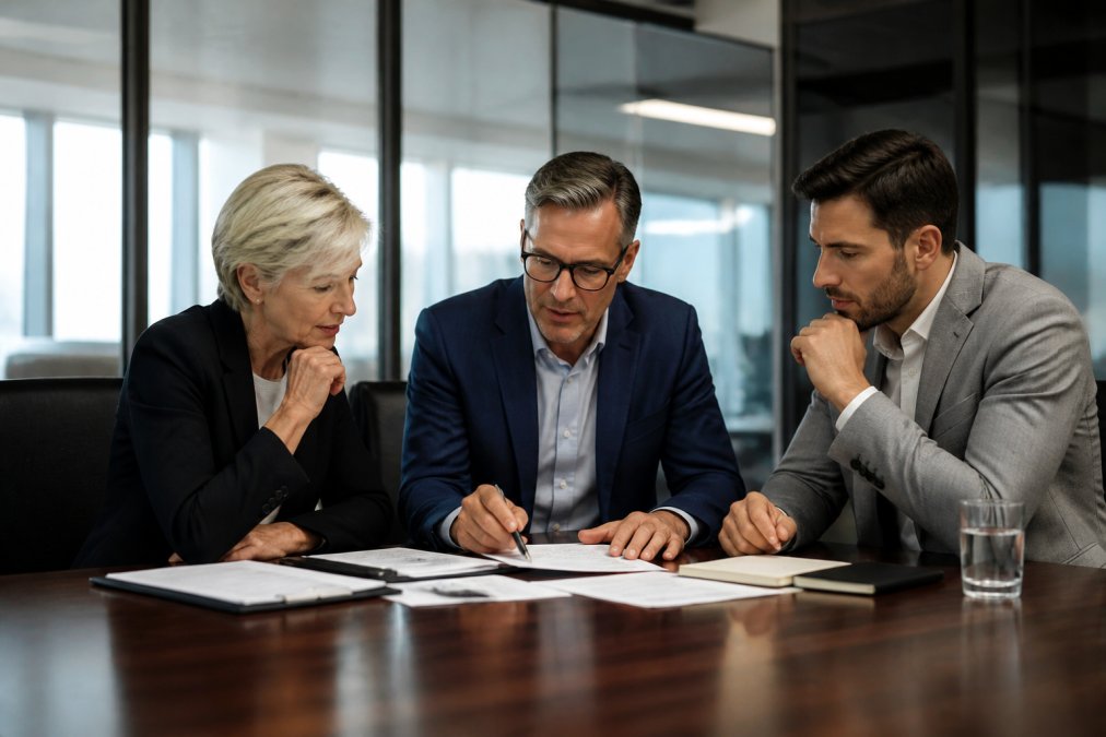 Professional illustration showing Professional for fractional cmo candidates