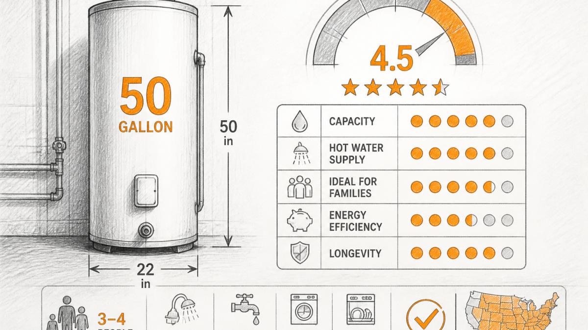 Is a 50 Gallon Water Heater Enough for a Family?