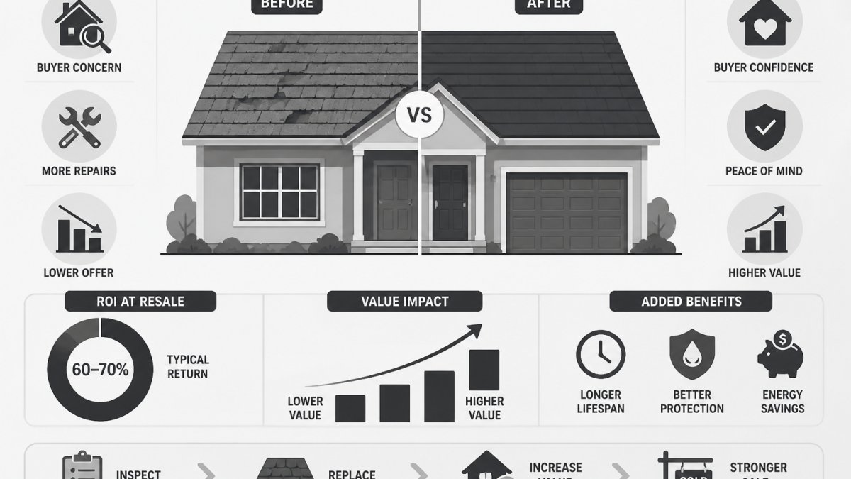 Is a Full Roof Replacement Worth It for Resale? 2026 Guide