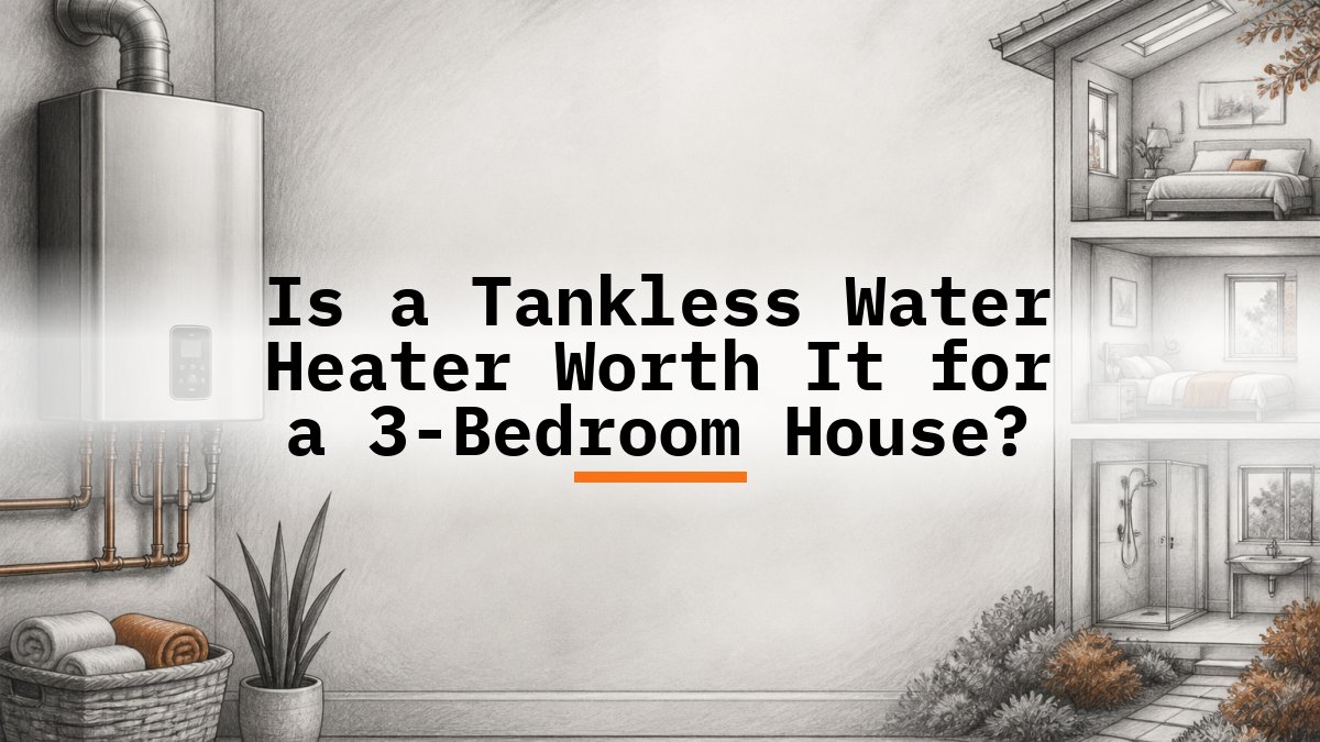 Is a Tankless Water Heater Worth It for a 3-Bedroom House?