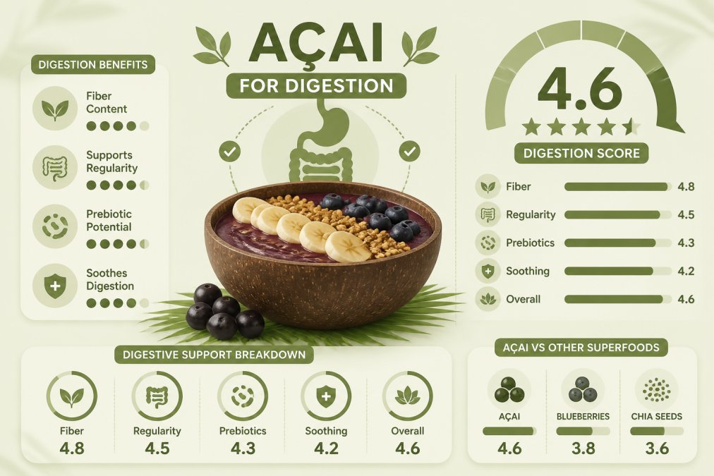 Is Açai Good for Digestion Issues? A Detailed Review