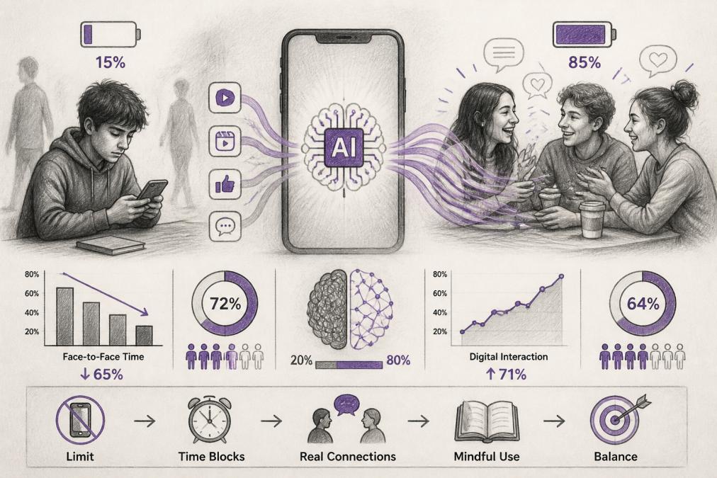 Is AI Making People Less Social? Evidence & Strategies