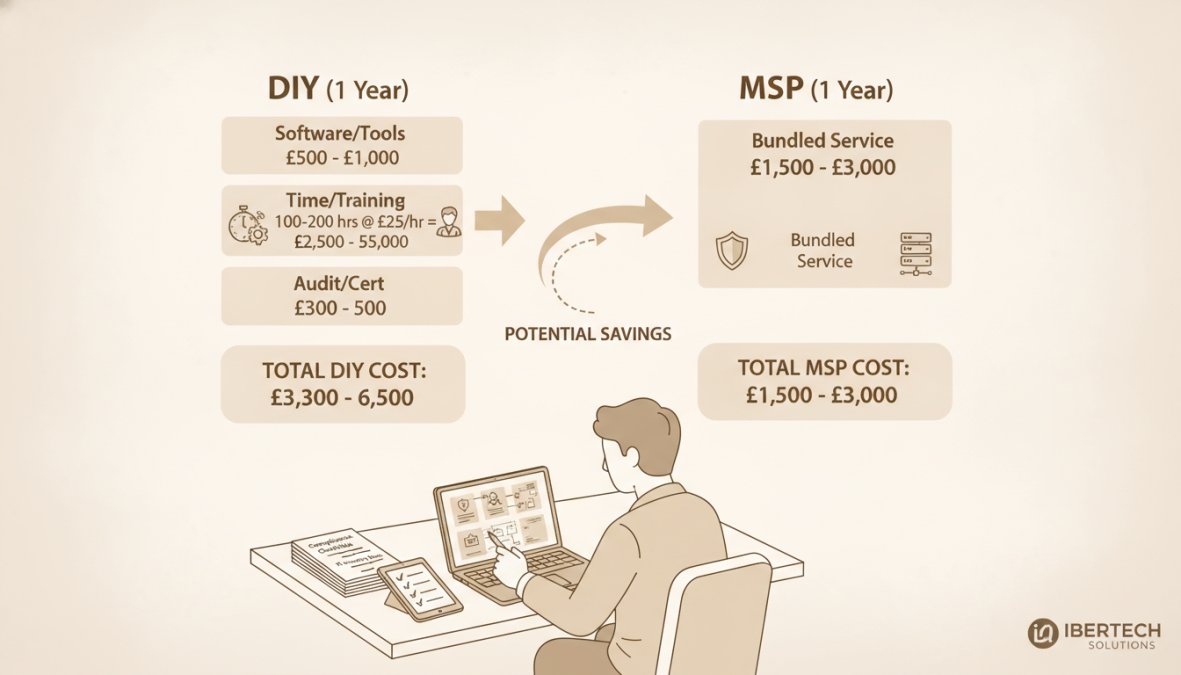 Side-by-side comparison of is cyber essentials worth the cost for small business