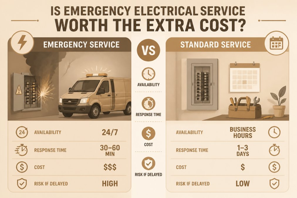 Is Emergency Electrical Service Worth the Extra Cost?
