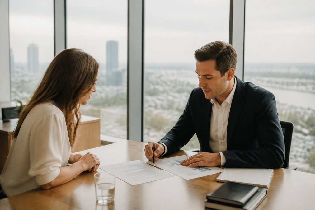 Professional illustration showing Professional for financial advice worth cost