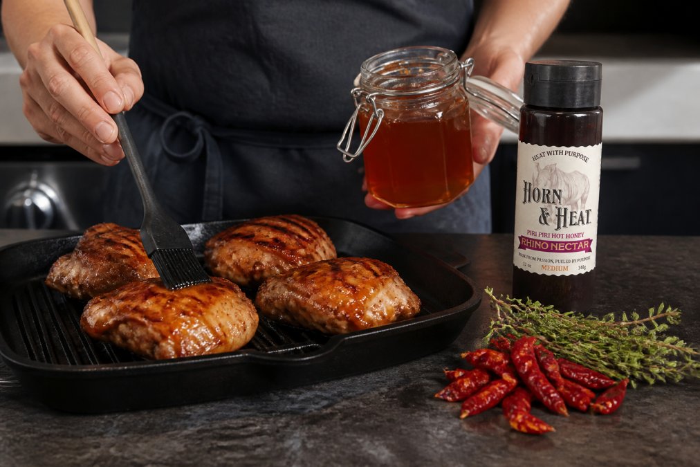 Step-by-step visual guide for Home for gourmet hot honey