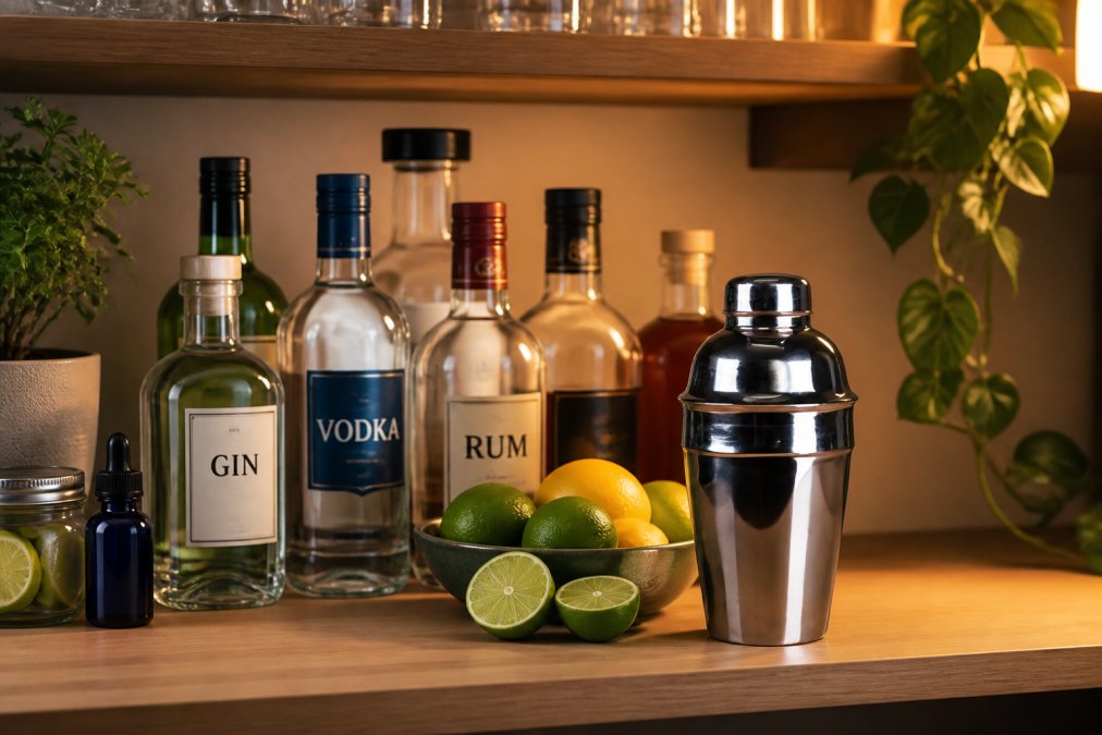 Step-by-step visual guide for Well for cheaper make own cocktails