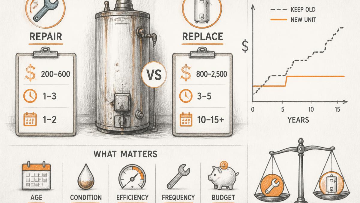 Is It Worth Repairing an Old Water Heater?