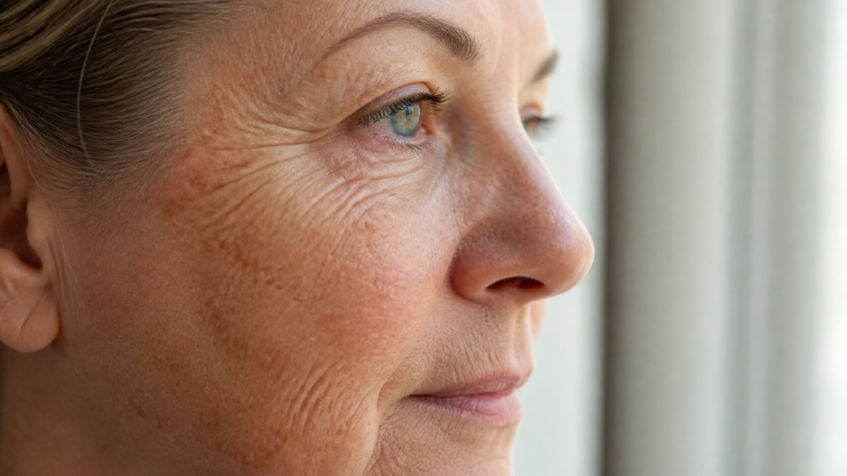 Infographic diagram of skin concerns like fine lines and sun damage to help decide if is laser skin resurfacing worth it for