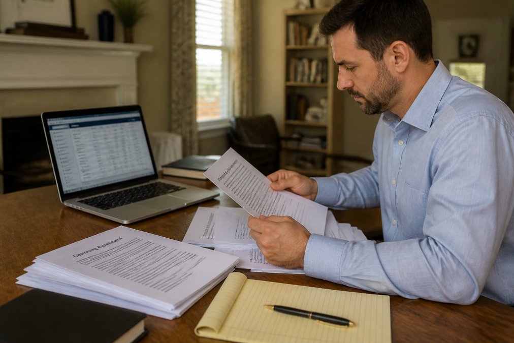 Infographic showing the process of maintaining LLC asset protection through annual compliance and record keeping.