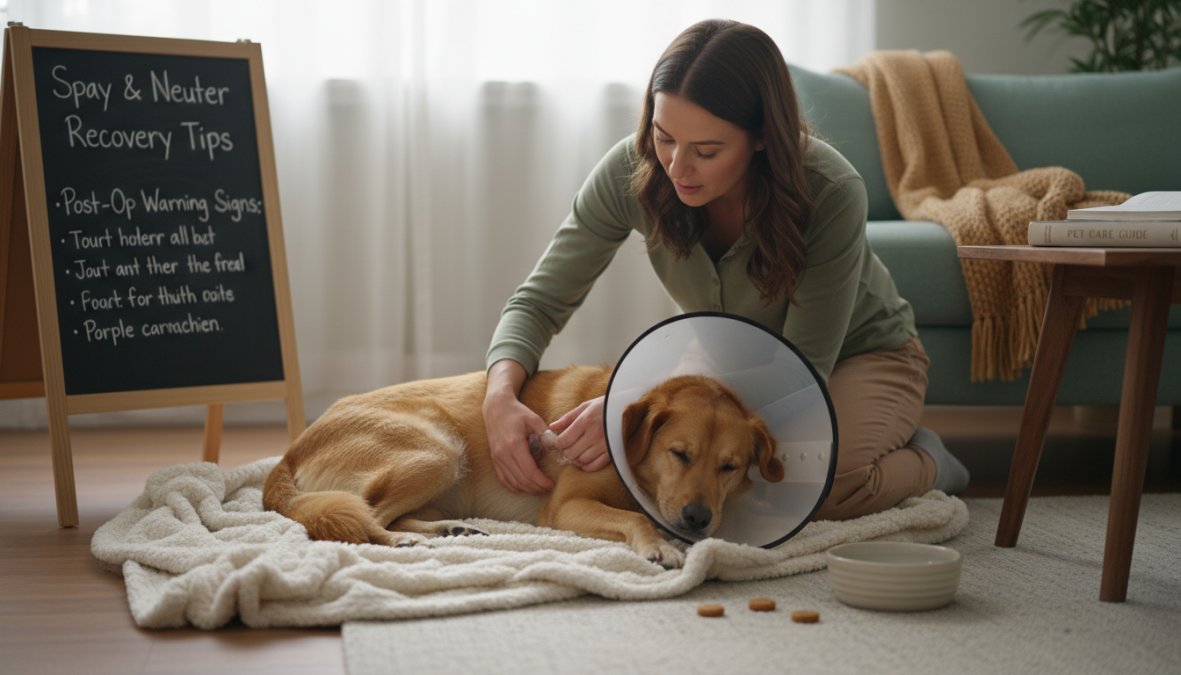 Expert tips illustration for pet and owner and gently concepts for is low cost spay safe for my pet