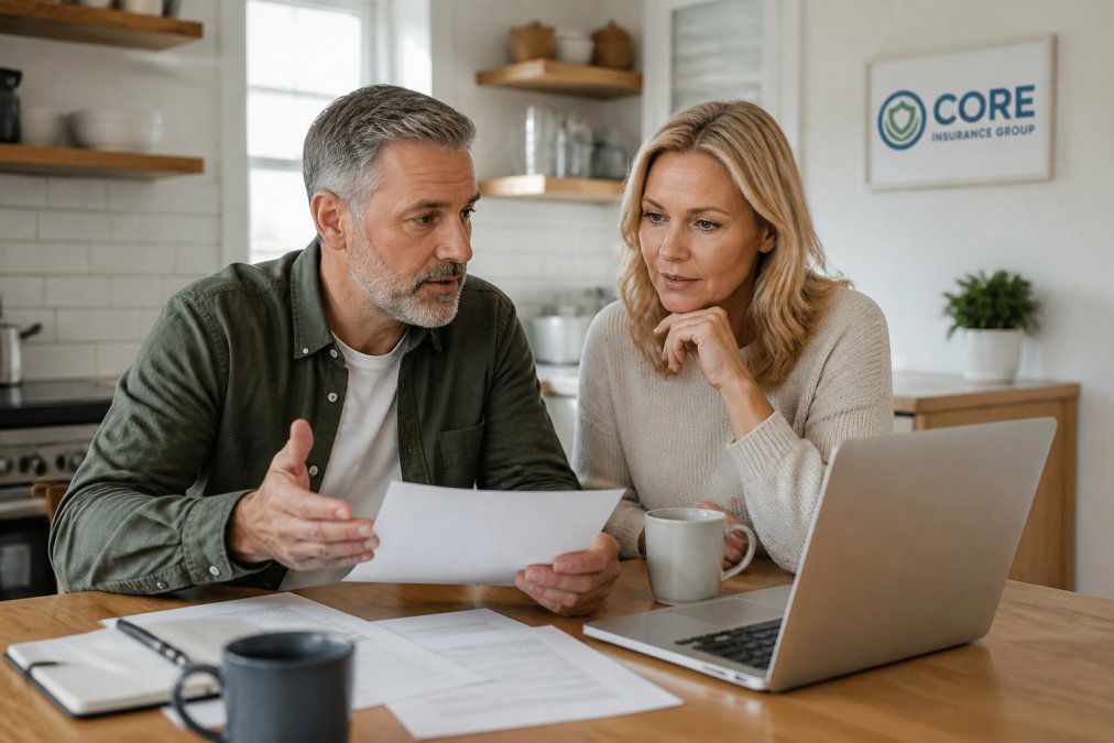 Professional illustration showing no medical exam life insurance