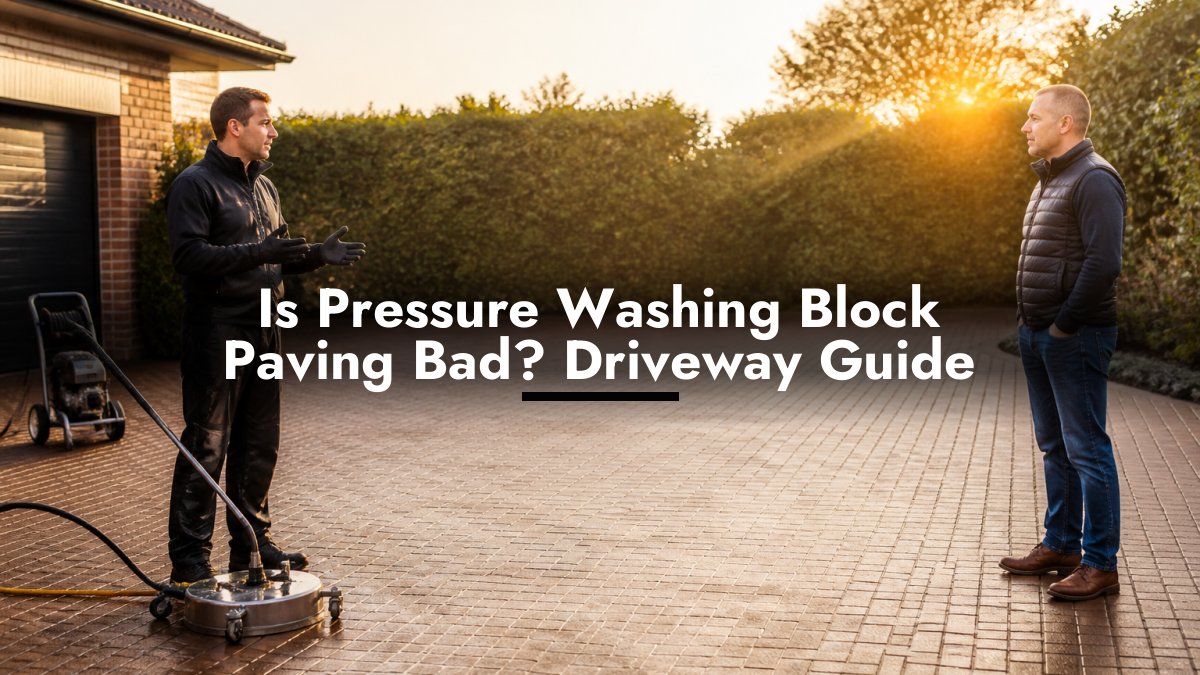Is Pressure Washing Block Paving Bad? Driveway Guide