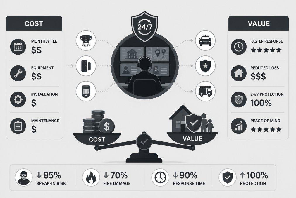 Is Professional Alarm Monitoring Worth the Cost?